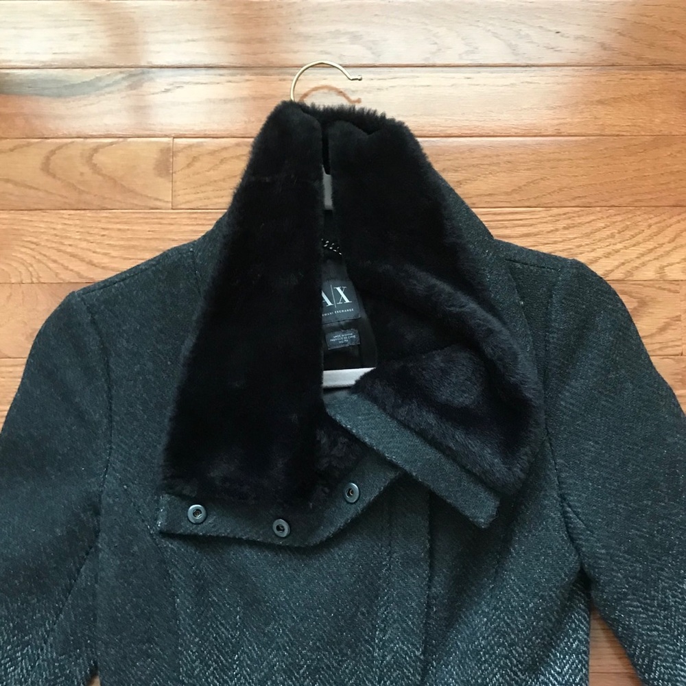 Armani Exchange XS Winter Jacket in Black - Picture 3 of 6